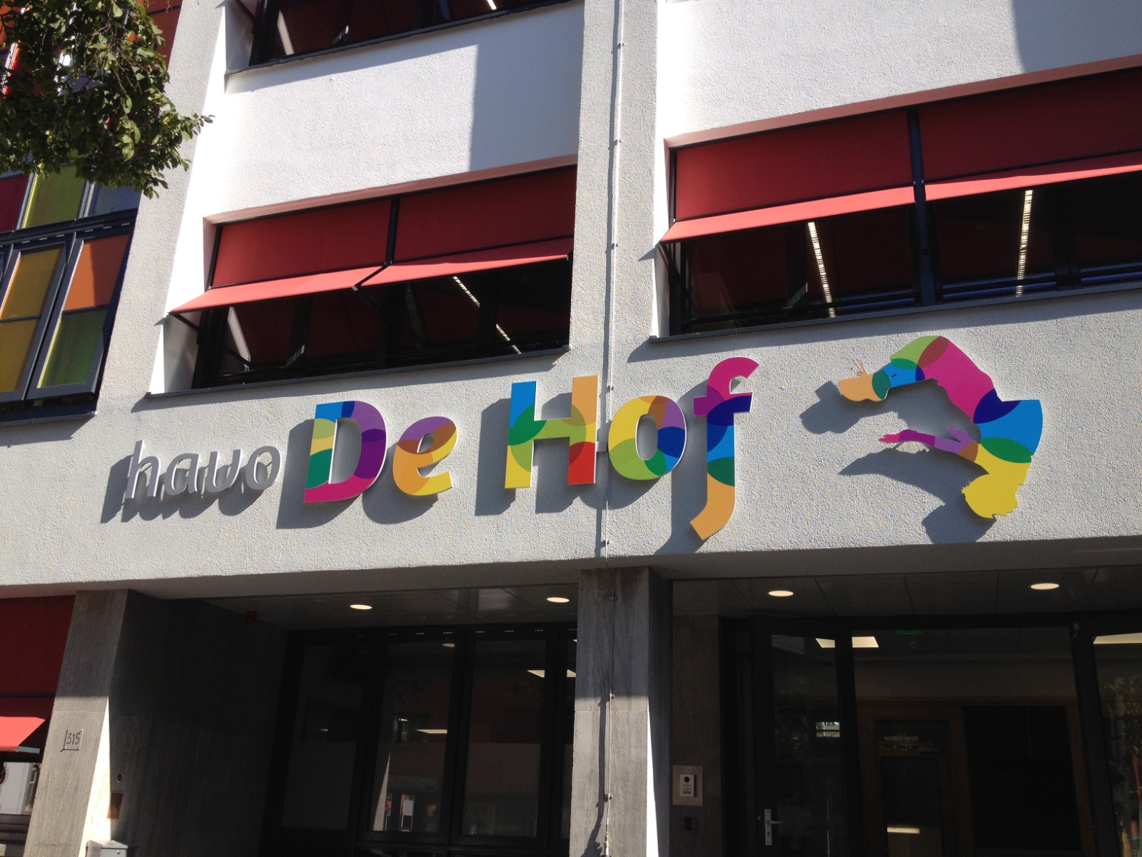 Gevel letters De Hof